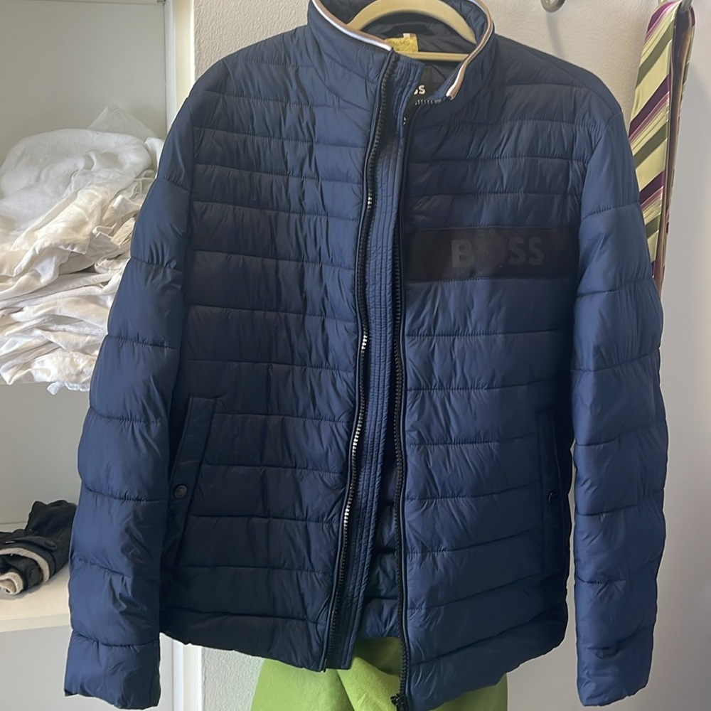 Boss jacket navy